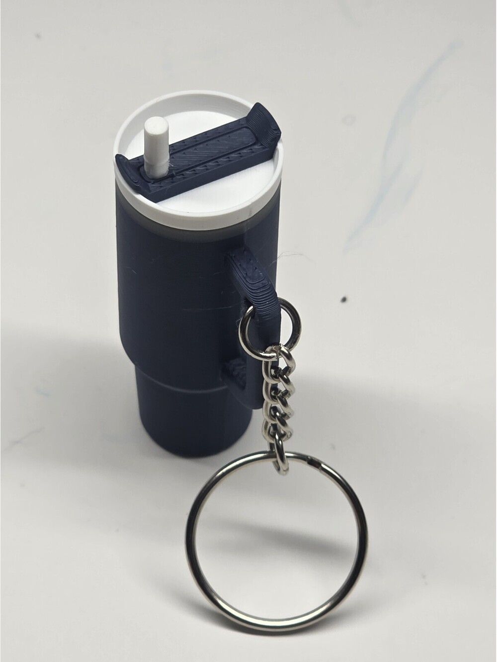 Miniature Water Bottle Keychain Tumbler With Straw - Picture 3 of 4